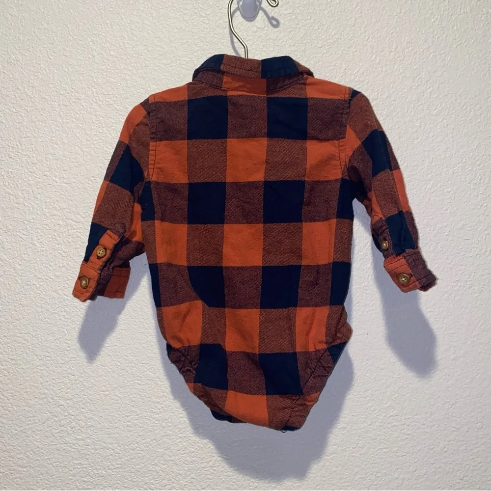 Wrangler Baby flannel size 9 months plaid country farmer‎ western